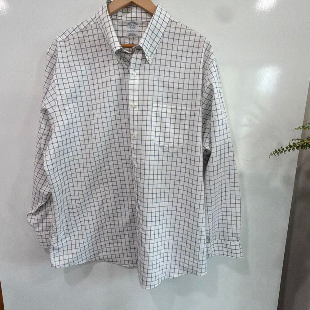 Brooks Brothers Regent Polo Shirt 18-35 Plaid